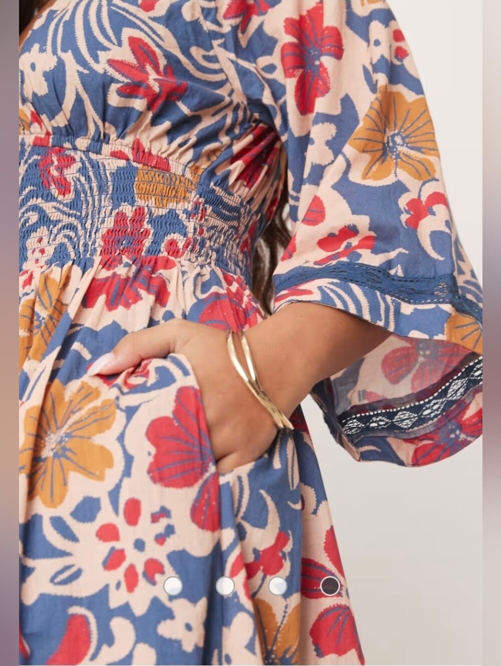 Free People Size XS-S Printed Dixie Maxi Dress - Picture 4 of 15
